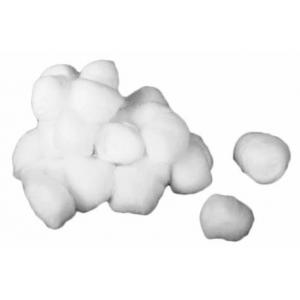 China 0.2g - 2g Absorbent Medical Cotton Ball , Sterile Cotton Wool White Odorless supplier