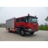 China Scania Chassis Wide Cab 6 Seats Chemical Accidents Rescue Salvage Fire Truck wholesale