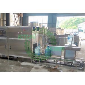 China Type linéaire rangée de double rinçant SUS304 300 BPH machine d'embouteillage de l'eau de 5 gallons supplier