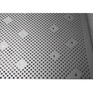 Multifunction Round Hole Perforated Sheet Custom Panel Patterns For Air Conditioning Cover