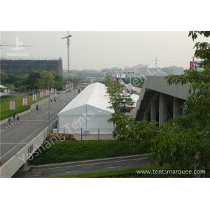 China A frame Shape Aluminium Frame Marquee for Exhibition Events , White PVC Fabric Cover supplier