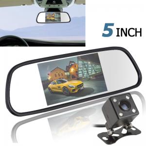 China 5 Display Car Backup Camera Mirror PAL / NTSC With 4 LED Reversing Camera supplier