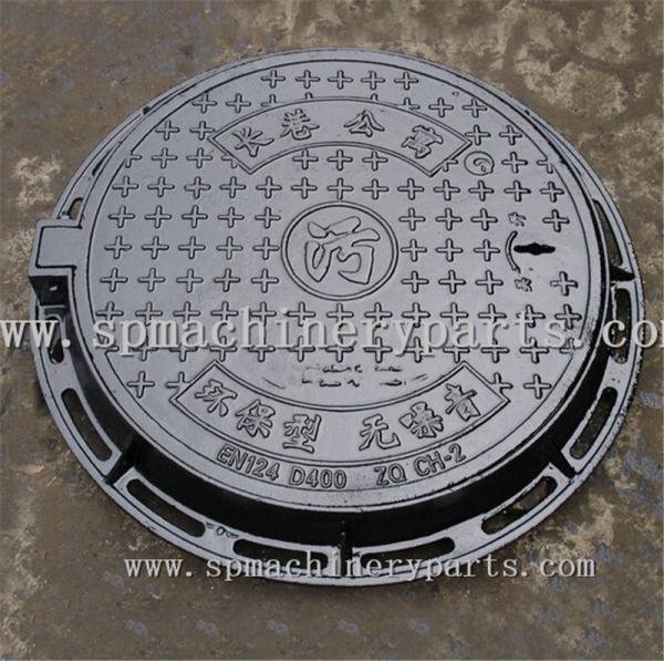 Custom best selling EN124 D004 cast iron manhole cover with frame from China
