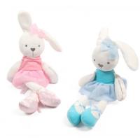 China Rabbit Kids Plush Toys Holding Comforting Baby Sleeping Bunny Doll on sale