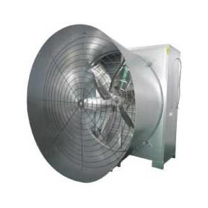 Shutter cone exhaust fan for greenhouse/poultry house