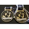 China Toss Metal Awards Custom Sports Medals Bespoke Design Sublimated Ribbon wholesale