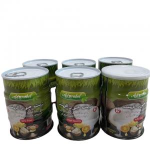 China Coffee Storage Cylindrical Tin Can With Valve For Industrial supplier