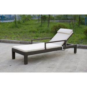 Swimming Pool Rattan Sun Lounger With All Weather Waterproof Cane