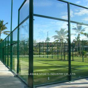 China Standard Outdoor Padel Court , Weatherproof  Synthetic Grass Tennis Court supplier