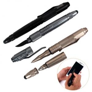 Multi-functional tactical pen tungsten steel defense pen and knife outdoor defense pen