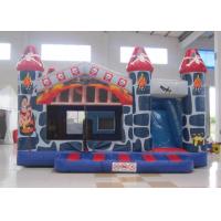 China Classic inflatable bouncy castle PVC printing inflatable castle house hot sale inflatable bouncer castle with slide on sale