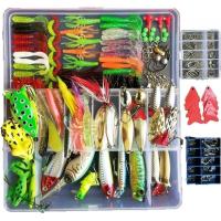 China Freshwater Fishing Lure Kit Fishing Tackle Box With Different Lures And Baits on sale