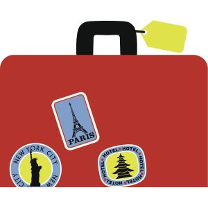 China rectangle, service d'impression imprimable fait sur commande adhésif d'étiquettes de bagage de triangle supplier