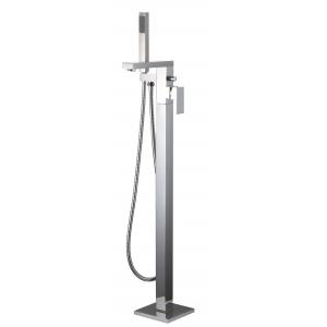 Chrome Free Standing Bath Shower Mixer Tap Brass Material T8290