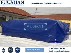 China FUUSHAN Pillow Water Storage Tank, Collapsible Storage Tank For Sale, PVC Rain Water Storage on sale 