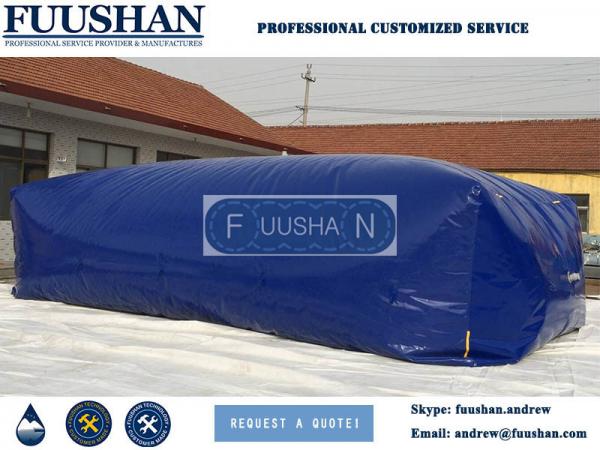 FUUSHAN Pillow Water Storage Tank, Collapsible Storage Tank For Sale, PVC Rain