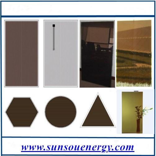 Amorphous silicon solar panel / high eff. thin film solar panel 50w to 110w in