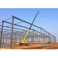 China Large Span PEB Steel Buildings / Pre Engineered Building Systems Construction on sale