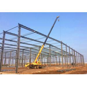 China Large Span PEB Steel Buildings / Pre Engineered Building Systems Construction supplier