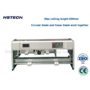 Light Curtain Induction PCB Depaneling Machine 600mm Cuttling Length CAB Blade Moving PCB Separator HS-206