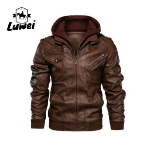 China Leather Plus Size Motorcycle Trench Jaqueta Windcheater Utility Outdoor Sports Jacket Trench Faux Fur Coat supplier