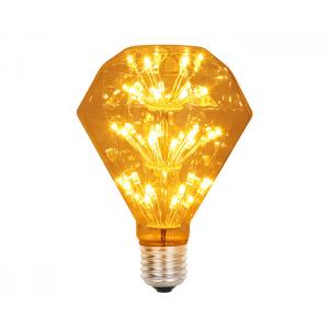 China Crystal Glass Diamond G95 E27 Bulb Led 3w Edison Decorative Light Bulbs supplier