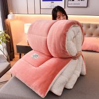 China Light Pink Solid Oeko-Tex Comforter Edredon Twin Bedding Set Suitable for All Seasons on sale