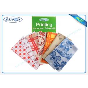 30-80 Gram PP Spunbond Non Woven Tablecloth / Table Cover Panton For Hotel / Restaurant