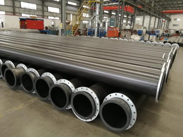 Water Absorption 0.01% UHMWPE Pipeline for Sand/Slurry Dredging Unit Length 11.8m/5.8m