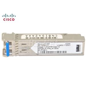 China Módulo GLC-LH-SM 1310nm 10km 1000BASE-LX 1.25G do transceptor de SFP do conversor dos meios de Cisco supplier