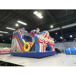 China Tarpaulin Combo Jumping Castle Inflatable Jump House With Slide supplier