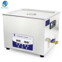 China 15L Fast Clean Oil Ultrasonic Cleaning Services , Ultrasonic Washer For Carburettor on sale