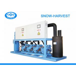 China Low Noise Refrigeration Compressor Unit Semi Sealed Piston Type Compressor supplier