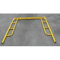 China Yellow Coated Low Carbon Walk Through Scaffolding Frames American Design 5x5 on sale