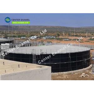 Glass Fused Steel Tanks With Glass Fused Steel Roof For Biogas Plant