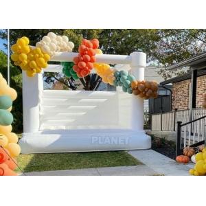 China Commercial Grade Wedding Party Used White Bounce Castle Inflatable Bouncy Castle For Wedding supplier