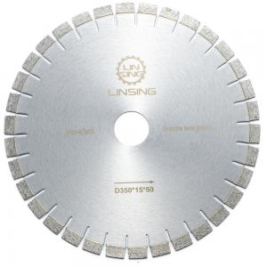 12" 14" 16" Wet Diamond Blade For Cutting Granite Stone With Edge Height 0.315in 8mm