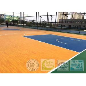 China Green Grass Silicon PU Outdoor Sports Field Surface Excellent Slip Resistance supplier