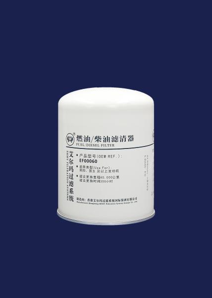 Long Term Diesel Fine Filter Use For National IV/National V And Above Engines EF00060,108*150mm,1