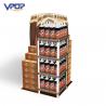 Promotional Pallet Display Stands CMYK Printing Professional For Chain Store