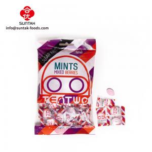 Private Label Sugar free Mixed Berries Flavoured Mints In Bag Pack