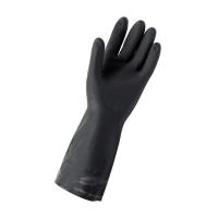 China 33Cm Neoprene Gloves Chemical Resistance Anti Leakage Black Neoprene Gloves on sale