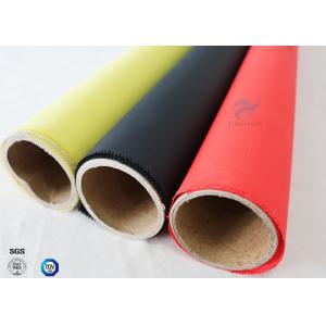 Alkali Free Silicone Coated Fiberglass Fabric C-glass Red Color 40/40g 0.45mm