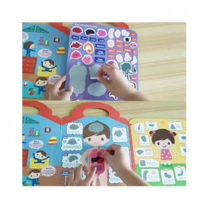 China custom Seal Sticker Label full color Release Paper Sticker Book supplier