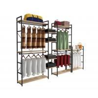 China Modern Style Clothing Shop Display Racks Wall Mounted Clothing Rack For Shopping Mall on sale