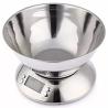 China Báscula de cocina digital inteligente con cuenco de acero inoxidable, división de 1 g y función de pesaje separable, pantalla LCD, capacidad de 5 kg wholesale