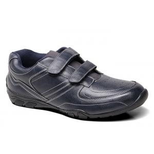 Durable Mens Sport Shoes , Velcro Walking Mens Casual Lace Up Shoes