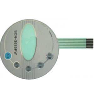 China Flexible PC / PET Waterproof Tactile Membrane Switch Keyboard 200HZ - 1500HZ supplier