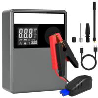 China 12000mAh Car Battery Jump Starters With Air Compressor Lightweight on sale