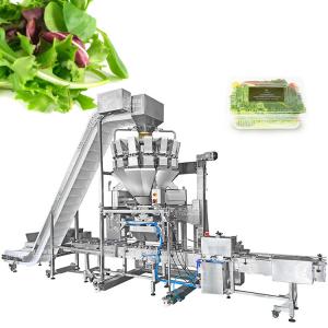 14 Buckets Fruit And Vegetable Packaging Machine With Multihead Weigher